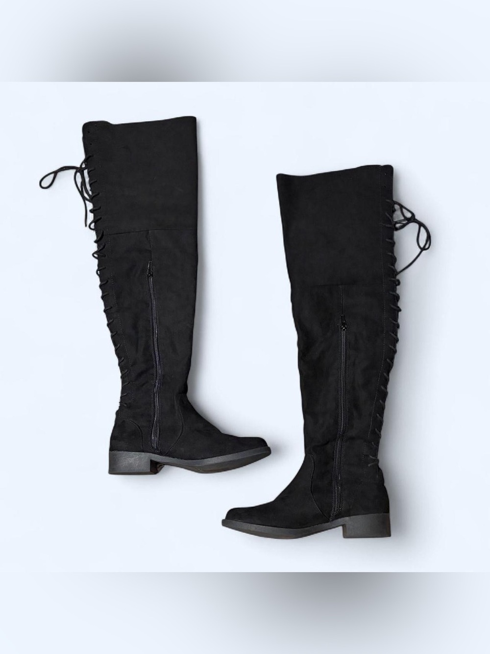Grunge Goth Black Heeled Boots!